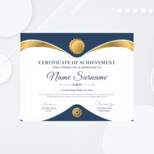 CERTIFICATES – A4 300 gsm with Cold Lamination: