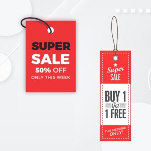 Rectangular Shape Dangler – 8x8 Inch | Eye-Catching Hanging Display