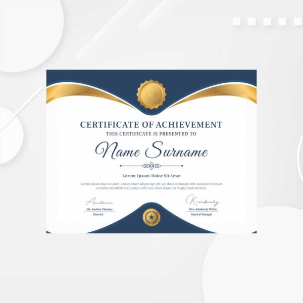 ⭐ Premium Certificate Printing – Elegant & Professional