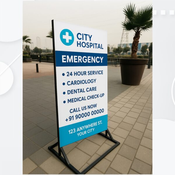 Iron Standee Size-3x6 ft.