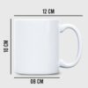 MUG DIMANTION Simple White Mugs – Classic, Durable & Perfect for Everyday Use