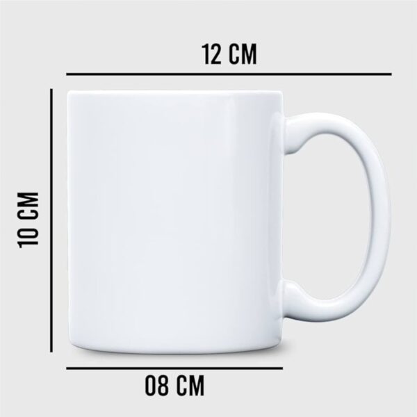 MUG DIMANTION Simple White Mugs – Classic, Durable & Perfect for Everyday Use