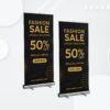 ROLL UP STANDEE 3 Roll Up Standee – Premium Portable Display Stand (2.5x6 ft.)