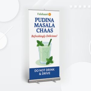 Roll Up Standee – Premium Portable Display Stand (2.5x6 ft.)