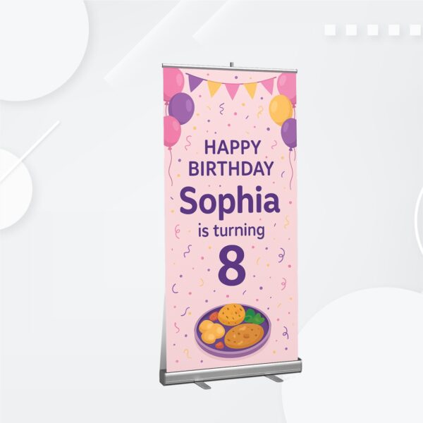 ROLL UP STANDEE Roll Up Standee – Premium Portable Display Stand (2.5x6 ft.)