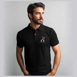 Polo Matty T-Shirt – Classic, Durable & Perfect for Daily Wear (Black)