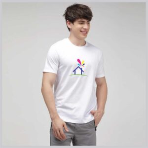 TSHIRT 3 T-shirt Round Neck Dry Fit (WHITE)