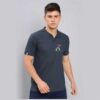 TSHIRT 8 Techno Premium Polo Dry Fit T-Shirt for Men (BLACK)