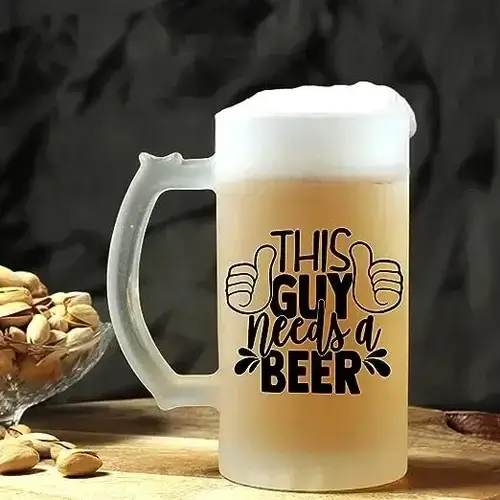 Transparent-Printable-Sublimation-Frosted-Beer-Mug-600ml2 Frosted Coffee Mugs – Stylish, Premium &; Perfect for Gifting