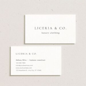 White Textured Cards