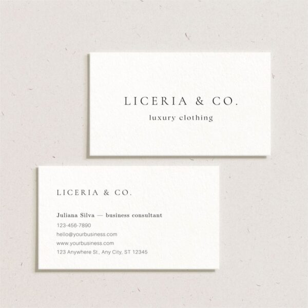 White Textured Cards