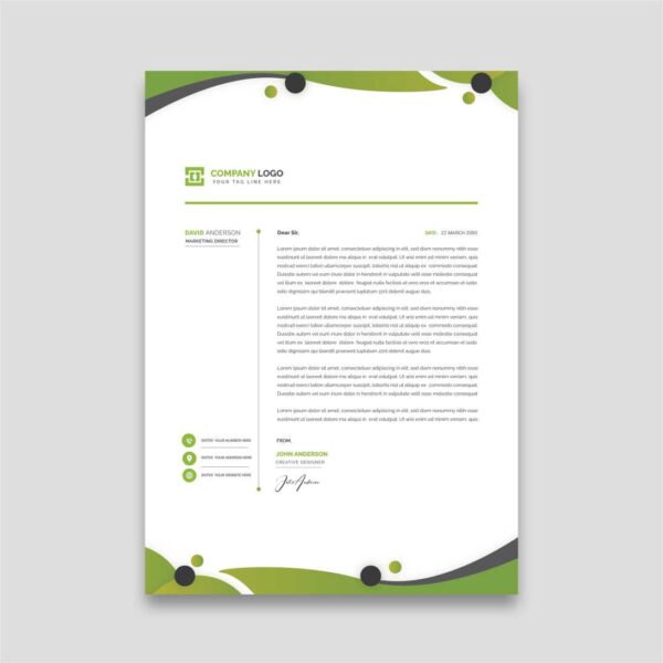 letter head 3 Letterhead – Professional Business Stationery