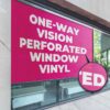 one way 1 Standard One Way Vision Perforated Vinyl