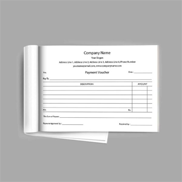 Cash Voucher Book – Custom Printed Cash Receipt Vouchers