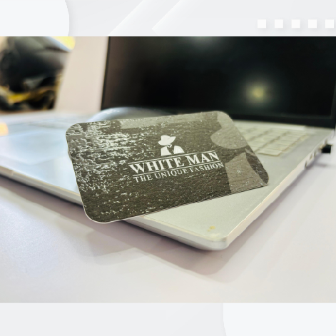 Velvet UV Die Cut Visiting Cards  (Qty-1000)