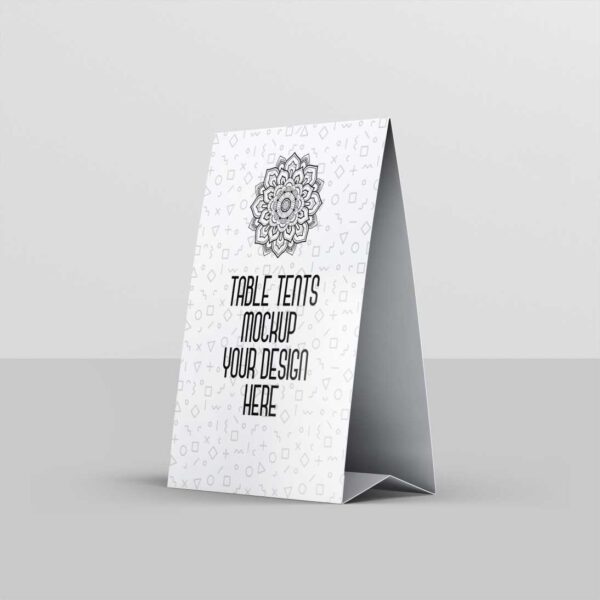 Custom Printed Tent Cards | Tabletop Display Cards for Promotions