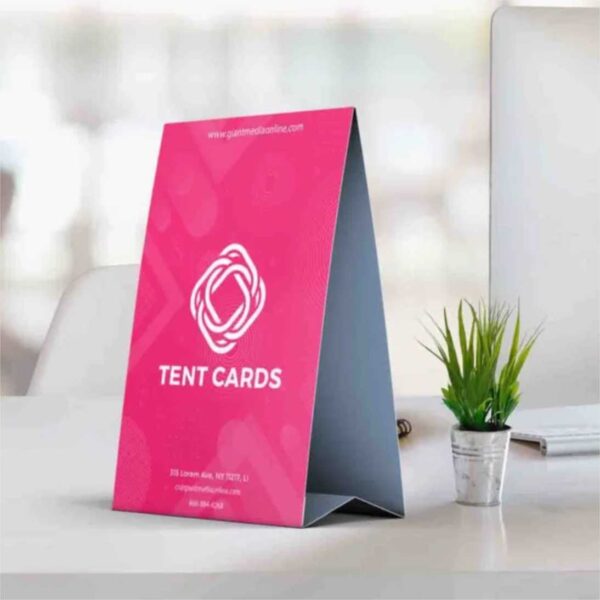 Custom Printed Tent Cards | Tabletop Display Cards for Promotions